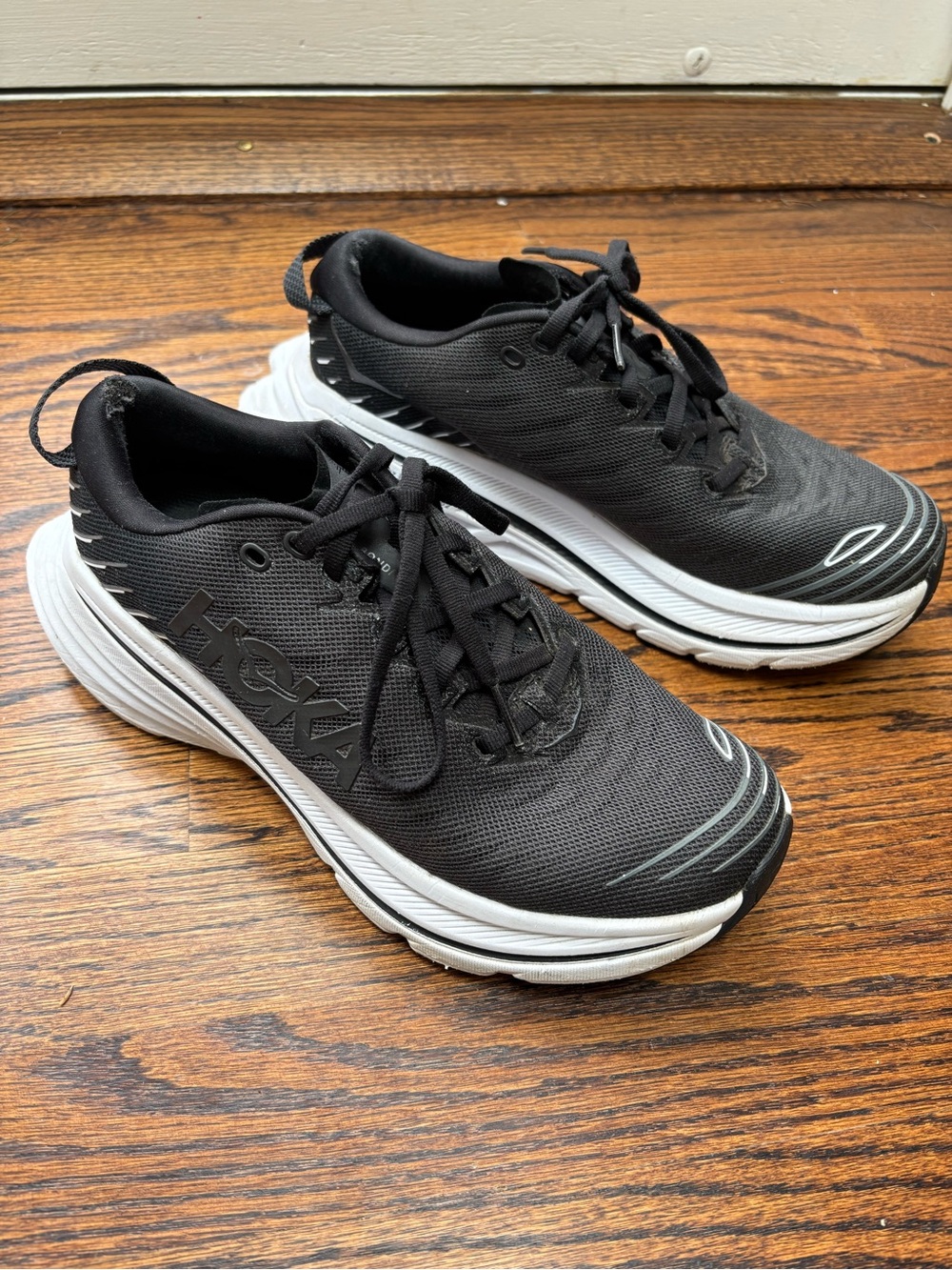 Hoka Women’s Black Running Shoes – Lightweight Cushioned Trainer